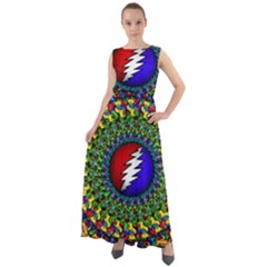 Grateful Dead Chiffon Mesh Boho Maxi Dress