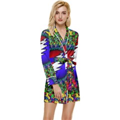 Grateful Dead Long Sleeve Satin Robe