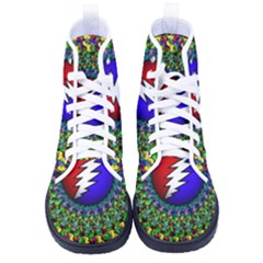 Grateful Dead Women s High-Top Canvas Sneakers