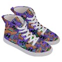 Trippy Aesthetic Halloween Men s Hi-Top Skate Sneakers View3