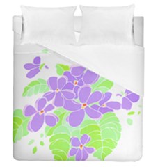 Flowers Art T- Shirtflowers T- Shirt (16) Duvet Cover Double Side (queen Size)