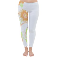 Flowers Art T- Shirtflowers T- Shirt (24) Classic Winter Leggings