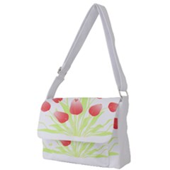 Flowers Lover T- Shirtflowers T- Shirt (7) Full Print Messenger Bag (l) by EnriqueJohnson