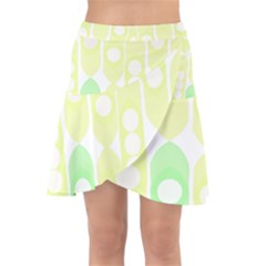 Green Peas T- Shirt Pea Pods T- Shirt Wrap Front Skirt