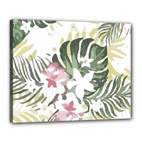 Hawaii T- Shirt Hawaii Bloom Creative T- Shirt Canvas 20  x 16  (Stretched)