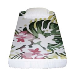 Hawaii T- Shirt Hawaii Bloom Creative T- Shirt Fitted Sheet (Single Size)