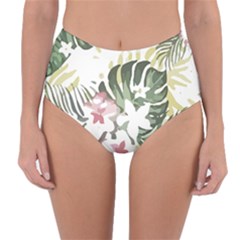 Hawaii T- Shirt Hawaii Bloom Creative T- Shirt Reversible High-Waist Bikini Bottoms