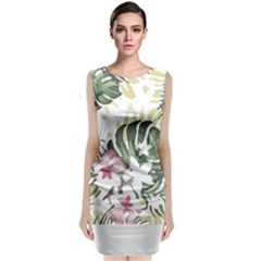 Hawaii T- Shirt Hawaii Bloom Creative T- Shirt Sleeveless Velvet Midi Dress