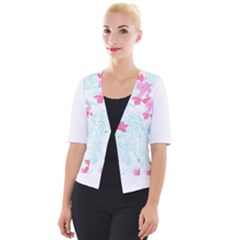 Hawaii T- Shirt Hawaii Flower Bird Fashion T- Shirt Cropped Button Cardigan