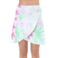 Hawaii T- Shirt Hawaii Flower Garden T- Shirt Wrap Front Skirt