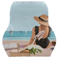 Rest By The Sea Car Seat Back Cushion  by SychEva