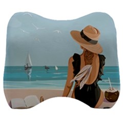 Rest By The Sea Velour Head Support Cushion by SychEva