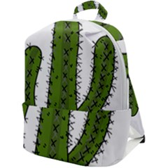 Cactus Desert Plants Rose Zip Up Backpack by uniart180623