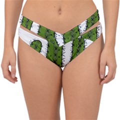 Cactus Desert Plants Rose Double Strap Halter Bikini Bottoms by uniart180623