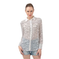 Furr Division Long Sleeve Chiffon Shirt