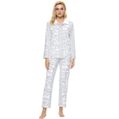 Furr Division Womens  Long Sleeve Velvet Pocket Pajamas Set