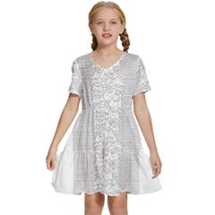 Furr Division Kids  Short Sleeve Tiered Mini Dress