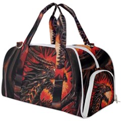 Dragon Burner Gym Duffel Bag by uniart180623