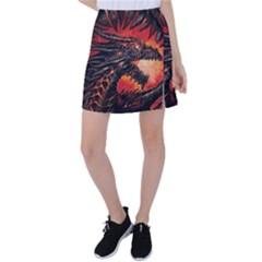 Dragon Tennis Skirt by uniart180623