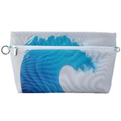 Wave Tsunami Tidal Wave Ocean Sea Water Handbag Organizer by uniart180623