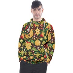 Christmas Pattern Men s Pullover Hoodie by Valentinaart