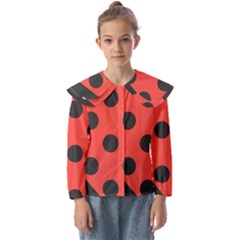 Abstract-bug-cubism-flat-insect Kids  Peter Pan Collar Blouse
