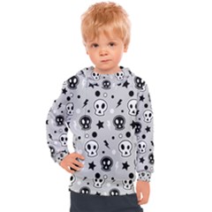 Skull-pattern- Kids  Hooded Pullover by Ket1n9