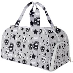 Skull-pattern- Burner Gym Duffel Bag by Ket1n9