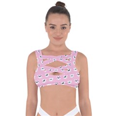 Girly Girlie Punk Skull Bandaged Up Bikini Top by Ket1n9