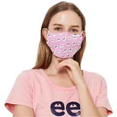 Girly Girlie Punk Skull Fitted Cloth Face Mask (adult) by Ket1n9