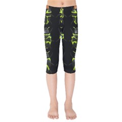 Beetles-insects-bugs- Kids  Capri Leggings 