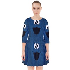 Funny Face Smock Dress by Ket1n9