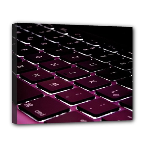 Computer Keyboard Deluxe Canvas 20  X 16  (stretched) by Ket1n9