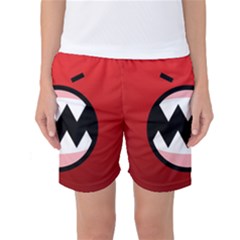 Funny Angry Women s Basketball Shorts by Ket1n9