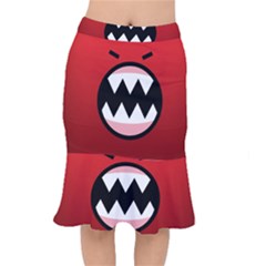 Funny Angry Short Mermaid Skirt by Ket1n9