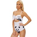 Panda Love Heart Knot Front One-Piece Swimsuit View2