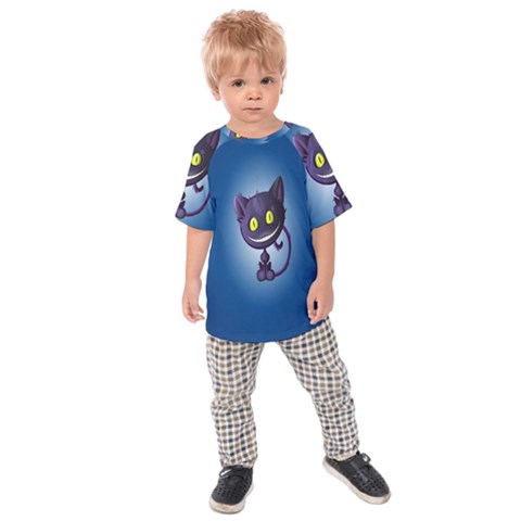 Cats Funny Kids  Raglan T-shirt by Ket1n9