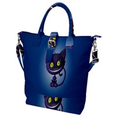 Cats Funny Buckle Top Tote Bag by Ket1n9