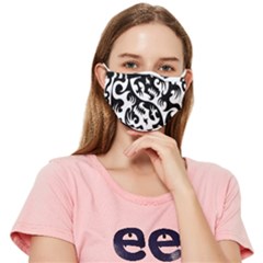 Ying Yang Tattoo Fitted Cloth Face Mask (adult) by Ket1n9