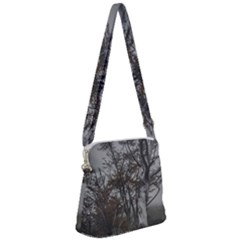 Nature s Resilience: Tierra Del Fuego Forest, Argentina Zipper Messenger Bag by dflcprintsclothing