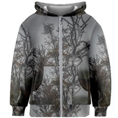 Nature s Resilience: Tierra Del Fuego Forest, Argentina Kids  Zipper Hoodie Without Drawstring by dflcprintsclothing