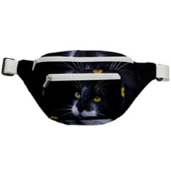 Face Black Cat Fanny Pack