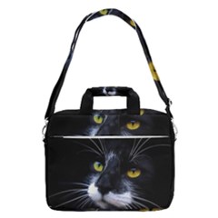 Face Black Cat Macbook Pro 13  Shoulder Laptop Bag 