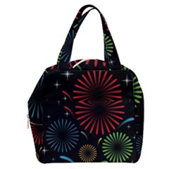 Fireworks With Star Vector Boxy Hand Bag