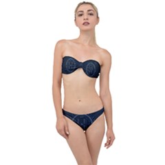 Minimalistic Knowledge Mathematics Trigonometry Classic Bandeau Bikini Set