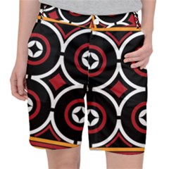 Toraja Pattern Ne limbongan Women s Pocket Shorts by Ket1n9