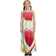 Love Kids  Satin Sleeveless Maxi Dress