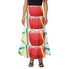 Love Tiered Ruffle Maxi Skirt by Ket1n9