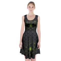 Green Android Honeycomb Gree Racerback Midi Dress by Ket1n9