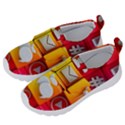 Colorful 3d Social Media Kids  Velcro No Lace Shoes View2